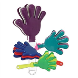 Assorted Medium Hand Clappers (1/pkg)