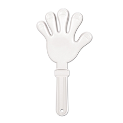 White Giant Hand Clapper, 15"