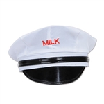 Show up for the occasion with our Milkman Hat. Whether it's a 1920's theme party or a farm party, this Milkman Hat is sure to be the talk of the town! Due to hygiene-related concerns, this item is nonrefundable and nonreturnable. Comes one per package.