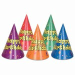 Balloon and Confetti Birthday Hats (sold 144 per box)