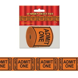 Admission Ticket Tape Poly Decorating Material