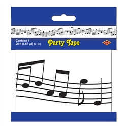 Musical Notes Party Tape