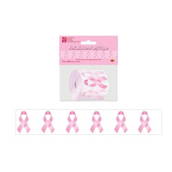 Pink Ribbon Poly Decorating Material