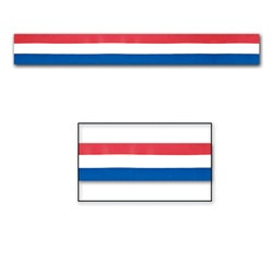 Red, White, and Blue Party Tape