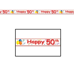 Happy 50th Birthday Party Tape