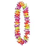 Whether you planning a Jungle, Luau or Cruise party, your guest will love this vibrant Maui Floral Lei set.
Sold one per package and colors as pictured, the 36" lei, is sure to brighten any party outfit.  Not intended for children.