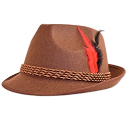 Brown Alpine Hat