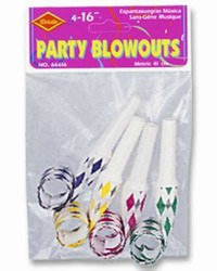 Party Blowout Noisemakers