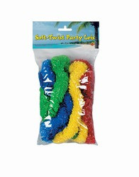 Soft Twist Party Leis (4/pkg)