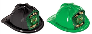 Junior Fire Chief -Green Shield (Select Helmet Color)