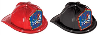 Fire Chief Hat - Dalmatian Blue Shield (Select Helmet Color)