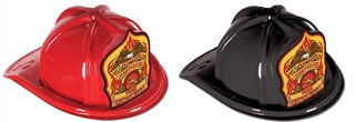 Junior Firefighter Hat with Eagle Shield (Choose Color)
