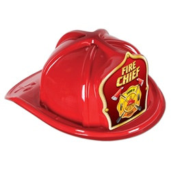 Red Fire Chief Hat (Red Shield)