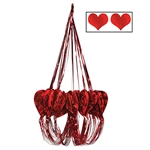 When it comes to Valentine's Day decorations, this might be the one that wins his/her heart. Our Heart Chandelier is a great hanging decoration when Valentine's Day, the day of love, rolls around. It measures 35 inches and only requires minor assembly.