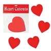 Red Heart Cutouts  4in (10/Pkg)