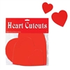 Assorted Red Hearts (9/pkg)
