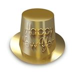 Planning a big New Year's Eve blowout?  Take the stress out of your planning by ordering this Golden New Year Hi-Hat in quantity.  These classically styled high hats feature a lustrous golden sheen to help make sure the old year goes out with a shine!