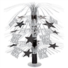 Happy New Year Cascade Centerpiece - Black and Silver