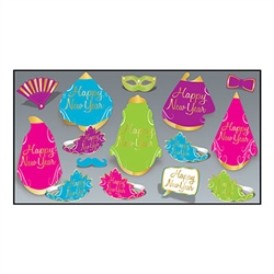 Planning a small celebration for New Year's Eve and don't want to break your budget?
This Simply Paper New Year Assortment for 10 is the answer!
Each assortment includes 5 Party hats, 5 Tiaras and 10 photo fun signs to help make lasting memories.