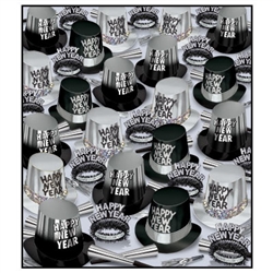 Want to host a New Year's Eve celebration for the entire block? Grab this The Great New Year Assortment for 300 in Black and Silver and you'll save time and money!