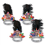 International New Year Tiaras (Sold 50 Per Box)