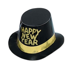 Black and Gold New Year Hi-Hat