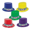 Rainbow Blast New Year Topper Hats (1/pkg)