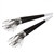 Black Foil Horns w/Silver Tassel