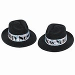 Swingin Black and Silver New Year Fedora