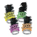 Neon Swing New Year Tiaras (50/pkg)