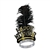 Black and Gold Swing New Year Tiaras