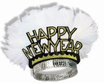 Black and Gold New Year Bird of Paradise Tiara (sold 50 per box)