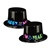 Neon New Year Topper Hats