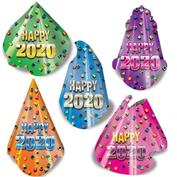 Looking for a fun, cheap and memorable way to top off your New Year's celebration?  This 50-Per-Package assortment of party hats is just what you need.  Sold 50 per package.  One size fits most.