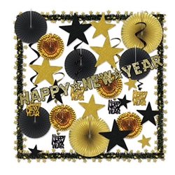 Glistening Gold New Year Decorating Kit