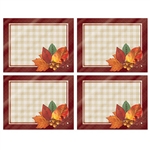 Plastic Fall Placemats