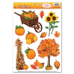 Fall Clings (12/sheet)