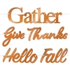 Foil Fall Thanksgiving Streamer Set