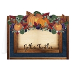Your guests will know you've gone the extra mile when they see these Fall Thanksgiving Table Cards on your dinner table setting.  Each package includes eight 31/4 x 4/1/4 inch cards.