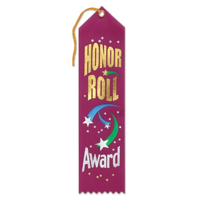 Honor Roll Award Ribbon