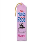 Clean Hands and Face Award Ribbon