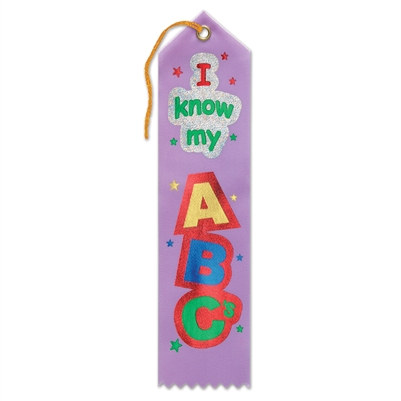 I Know My ABC's Ribbon