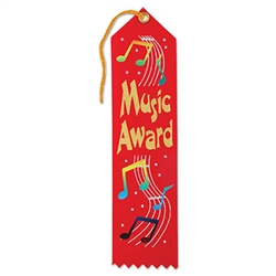 Music Award Ribbon