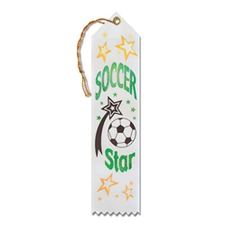 Soccer Star Ribbon