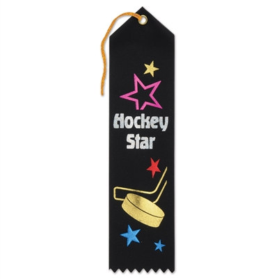Hockey Star Ribbon