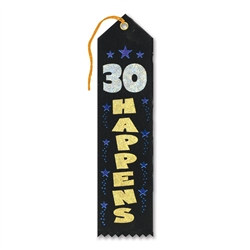 30 Happens Ribbon