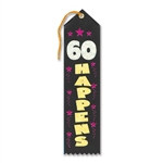 60 Happens Ribbon