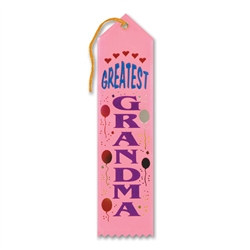 Pink Greatest Grandma Ribbon