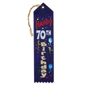 Happy 70th Birthday Ribbon