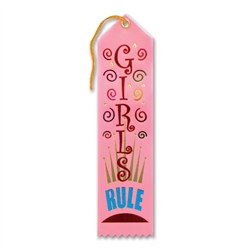 Girls Rule Ribbon